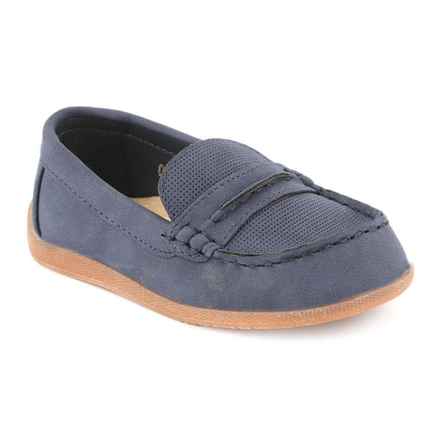 Boys Loafer (021-1) - Navy Blue - test-store-for-chase-value