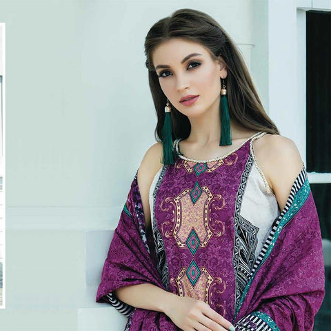 Subhata Printed Lawn Suit 1A - test-store-for-chase-value