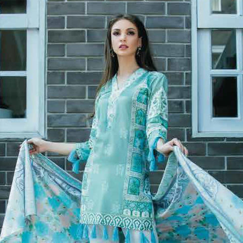 Subhata Printed Lawn Suit 2A - test-store-for-chase-value
