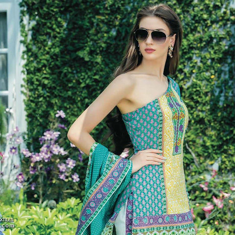 Subhata Printed Lawn Suit 4A - test-store-for-chase-value