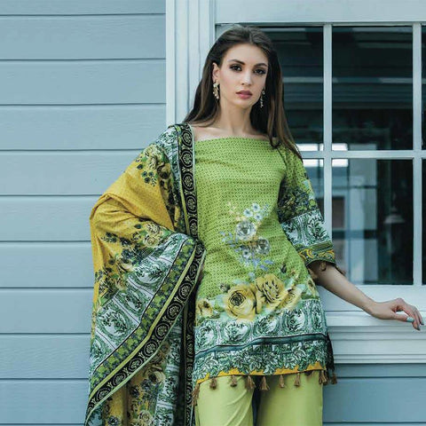 Subhata Printed Lawn Suit 6A - test-store-for-chase-value