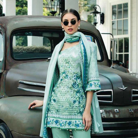 Subhata Printed Lawn Suit 7A - test-store-for-chase-value