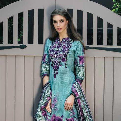 Subhata Printed Lawn Suit 6B - test-store-for-chase-value
