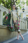 Honey Waqar Luxury Embroidered Lawn Suit -- 8A - test-store-for-chase-value