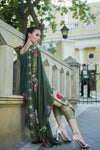 Honey Waqar Luxury Embroidered Lawn Suit -- 8A - test-store-for-chase-value