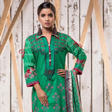 Rangreza Printed Mid Summer Cotton 3 Piece Suit - Vol 2 - ZS 12 - test-store-for-chase-value