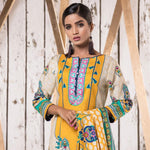 Rangreza Printed Mid Summer Cotton 3 Piece Suit - Vol 2 - ZS 14 - test-store-for-chase-value