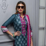 Rangreza Printed Cotton 3 Piece Unstitched Suit Vol-4 - 14 - test-store-for-chase-value