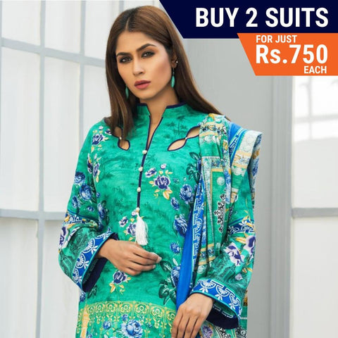 Sahil Printed 3 Piece Unstitched Linen Suit - 07 - test-store-for-chase-value