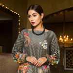 Veena Durrani Digital Printed Unstitched Cotton Kurti - 07 - test-store-for-chase-value