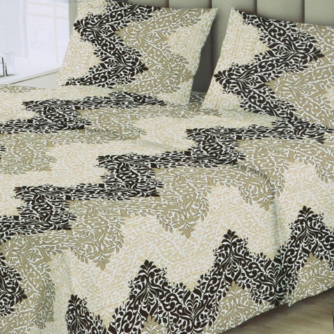 Printed Double Bed Sheet - Multi - test-store-for-chase-value