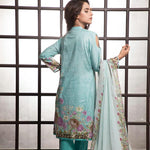Rangreza Printed Lawn 3 Piece Un-Stitched Suit Vol-1 - 1 A - test-store-for-chase-value