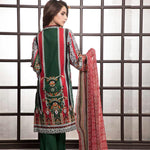 Rangreza Printed Lawn 3 Piece Un-Stitched Suit Vol-1 - 2 A - test-store-for-chase-value