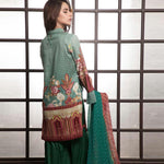 Rangreza Printed Lawn 3 Piece Un-Stitched Suit Vol-1 - 6 A - test-store-for-chase-value