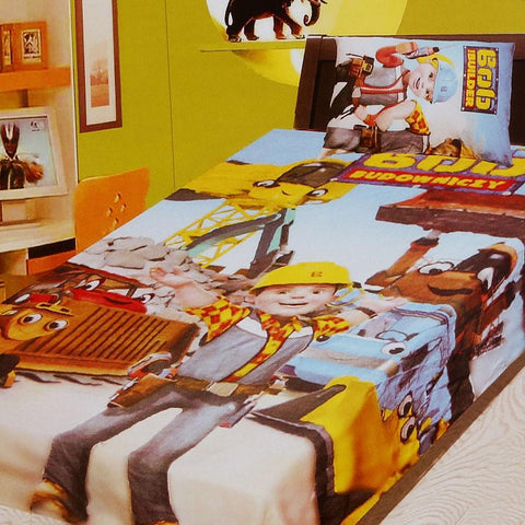 Cartoon Character Printed Single Bed Sheet - Multi - test-store-for-chase-value