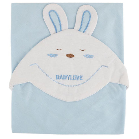 Newborn Wrapping Sheet - Blue - test-store-for-chase-value