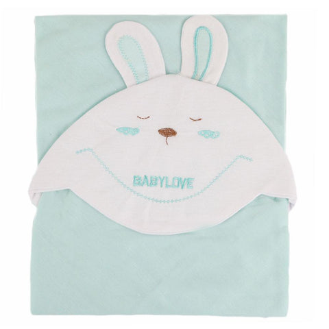 Newborn Wrapping Sheet - Cyan - test-store-for-chase-value