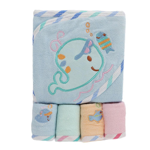 Newborn Gift Set 5 Pcs - Light Blue - test-store-for-chase-value