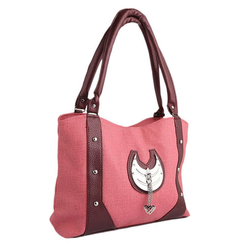 Women's Handbag (6747) - Peach - test-store-for-chase-value