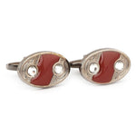 Men's Cufflinks - Maroon - test-store-for-chase-value