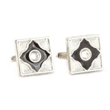 Men's Cufflinks - Black - test-store-for-chase-value