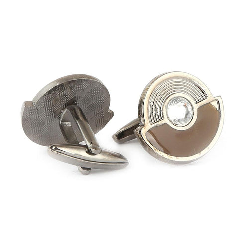 Men's Cufflinks - Light Brown - test-store-for-chase-value