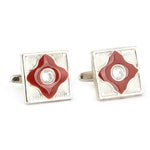 Men's Cufflinks - Maroon - test-store-for-chase-value