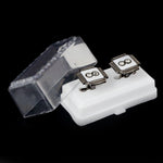 Men's Cufflinks - White - test-store-for-chase-value