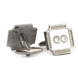 Men's Cufflinks - White - test-store-for-chase-value