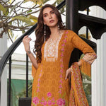 Colors Printed Lawn 3 Piece Un-Stitched Suit Vol 2 - 3 B - test-store-for-chase-value