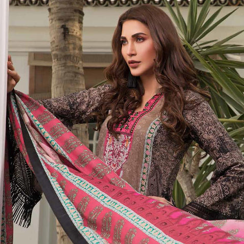 Colors Printed Lawn 3 Piece Un-Stitched Suit Vol 2 - 6 A - test-store-for-chase-value