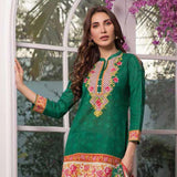 Colors Printed Lawn 3 Piece Un-Stitched Suit Vol 2 - 8 B - test-store-for-chase-value