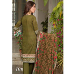 Colors Printed Lawn 3 Piece Un-Stitched Suit Vol 2 - 10 B - test-store-for-chase-value