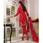Colors Printed Lawn 3 Piece Un-Stitched Suit Vol 2 - 12 A - test-store-for-chase-value