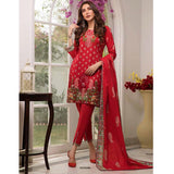 Colors Printed Lawn 3 Piece Un-Stitched Suit Vol 2 - 12 A - test-store-for-chase-value
