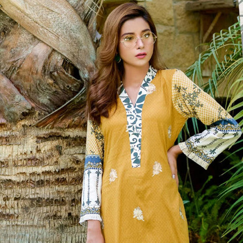 Ayesha Chottani Embroidered Lawn 3 Piece Un-Stitched Suit - 2 B - test-store-for-chase-value