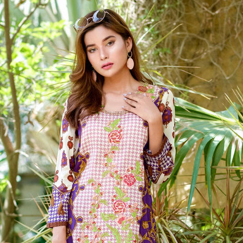 Ayesha Chottani Embroidered Lawn 3 Piece Un-Stitched Suit - 3 B - test-store-for-chase-value