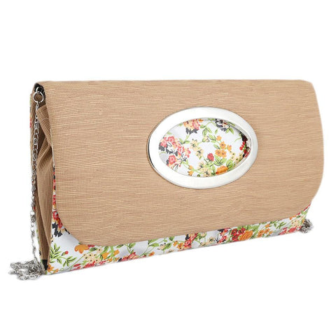 Women's Fancy Clutch 9071 - Beige - test-store-for-chase-value