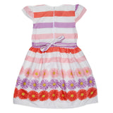 Girls Fancy Frock - Peach - test-store-for-chase-value