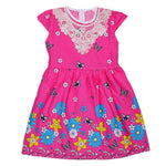 Girls Fancy Frock - Pink - test-store-for-chase-value