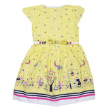 Girls Fancy Frock - Yellow - test-store-for-chase-value