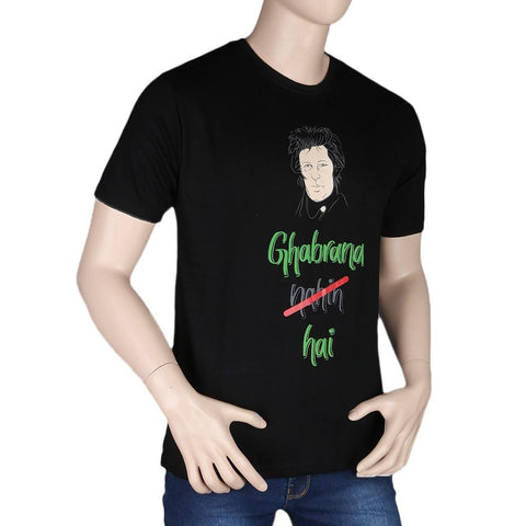 Imran Khan T-Shirt - Black - test-store-for-chase-value