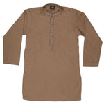 Boys Shalwar Qameez Suit - Beige - test-store-for-chase-value