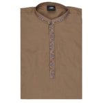 Boys Shalwar Qameez Suit - Beige - test-store-for-chase-value