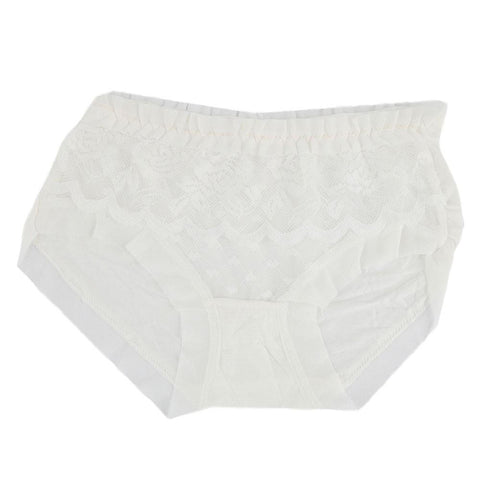 Women's Fancy Panty - White - test-store-for-chase-value