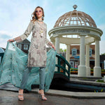 Luxury Handloom Jacquard 3 Piece Un-Stitched Suit - 4515 - test-store-for-chase-value