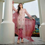 Luxury Handloom Jacquard 3 Piece Un-Stitched Suit - 4522 - test-store-for-chase-value