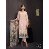 Kalyan Festive Designer Embroidered Lawn 3 Piece Un-Stitched Suit Vol 2 - 3 - test-store-for-chase-value