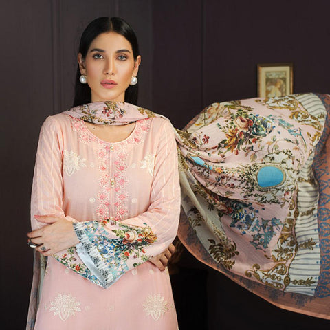 Kalyan Festive Designer Embroidered Lawn 3 Piece Un-Stitched Suit Vol 2 - 3 - test-store-for-chase-value