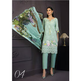 Kalyan Festive Designer Embroidered Lawn 3 Piece Un-Stitched Suit Vol 2 - 4 - test-store-for-chase-value